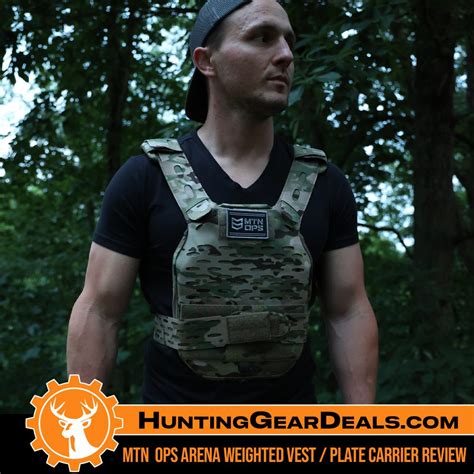 MTN OPS Arena Weighted Vest/Plate Carrier Review - Hunting Gear Deals