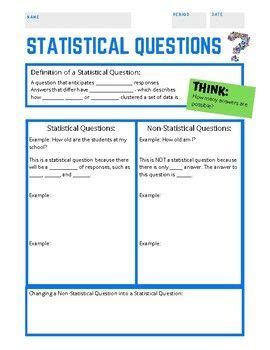 Image result for Statistical Questions Examples