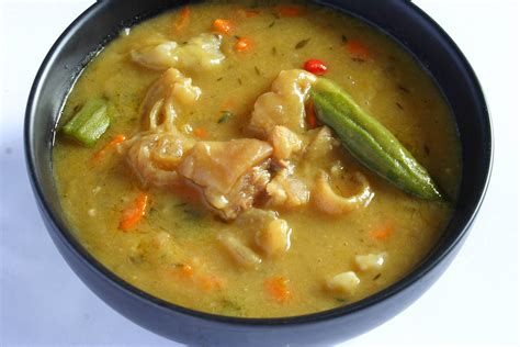 Caribbean Cowheel (Foot) Soup Recipe