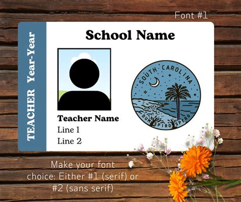 State Logo Homeschool ID Card, Homeschool Teacher ID, Homeschool ...