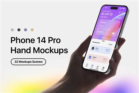 22 Phone 14 Pro In Hand Mockups | Creative Market