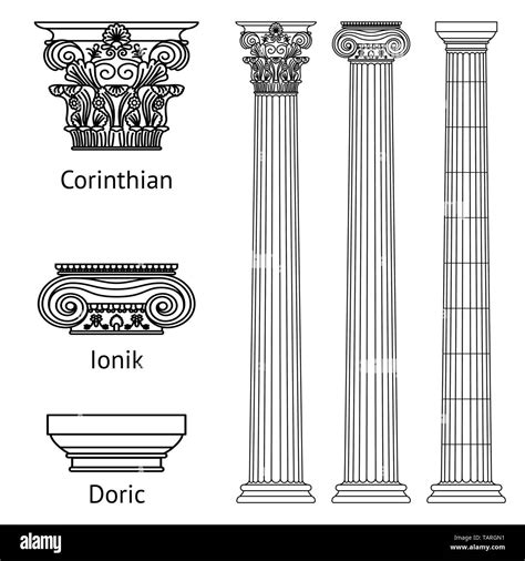 Doric ionic corinthian hi-res stock photography and images - Alamy