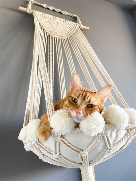 The Prettiest Macrame Cat Hammocks I Have Ever Seen • Kritter Kommunity