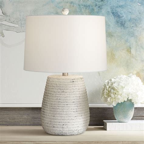 360 Lighting Clastic 23" Handcrafted Modern Ceramic Table Lamp - #548T1 ...