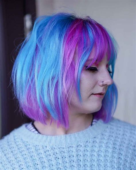 25 Incredible Examples of Blue and Purple Hair in 2022