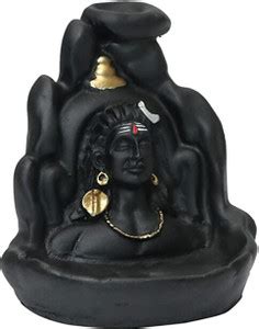 Shapefine Shiva Mahadev Adiyogi Smoke Fountain with 10 Backflow Cones ...