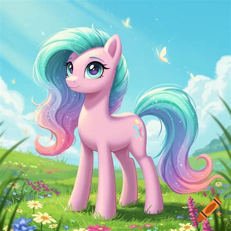 My Little Pony Alicorn in Full Body View created on Craiyon