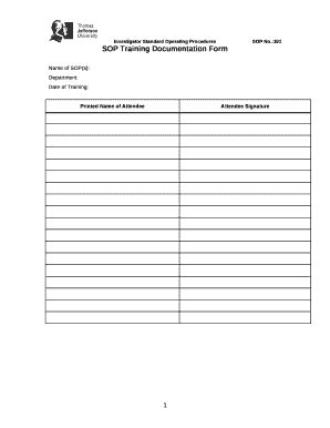 training documentation template Doc Template | pdfFiller