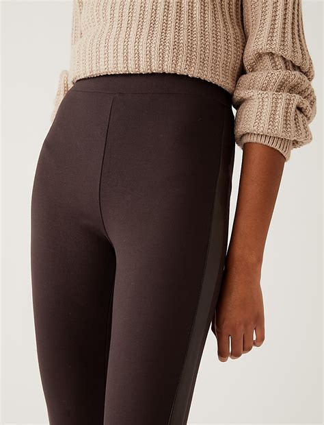 Buy Side Stripe High Waisted Leggings at Marks & Spencer