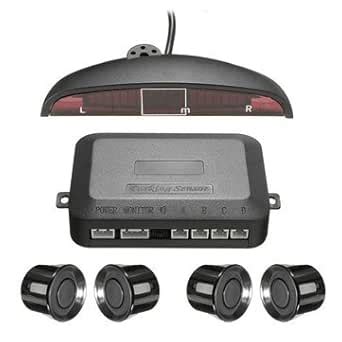 Generic 4 Parking Sensor Car Reverse Backup Rear Radar System Kit Led ...