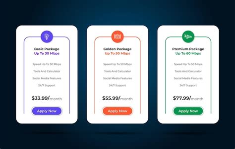 Pricing Table Design 的图像结果