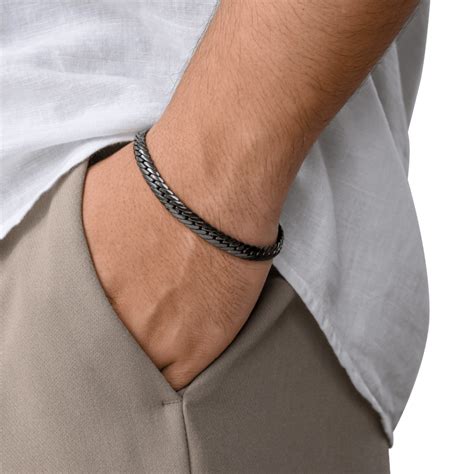 Men's Tucano Bracelet | Black Braided Steel Bracelet – Black Mamba ...