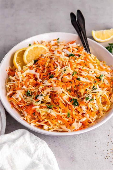 Easy Cabbage and Carrot Salad - Spoonful of Flavor