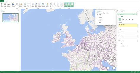 How to Import Data into 3D Maps Excel 的图像结果