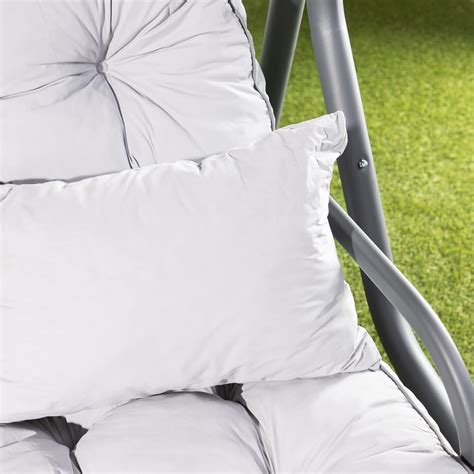 Buy Alfresia Roma 3-Seater Garden Swing Seat | Charcoal Frame with ...