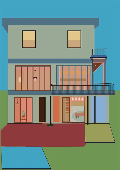 小房子|空间|家装设计|yesnostop - 原创作品 - 站酷 (ZCOOL)