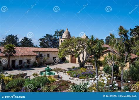Mission San Carlos Borromeo De Carmelo Stock Photo - Image of house ...