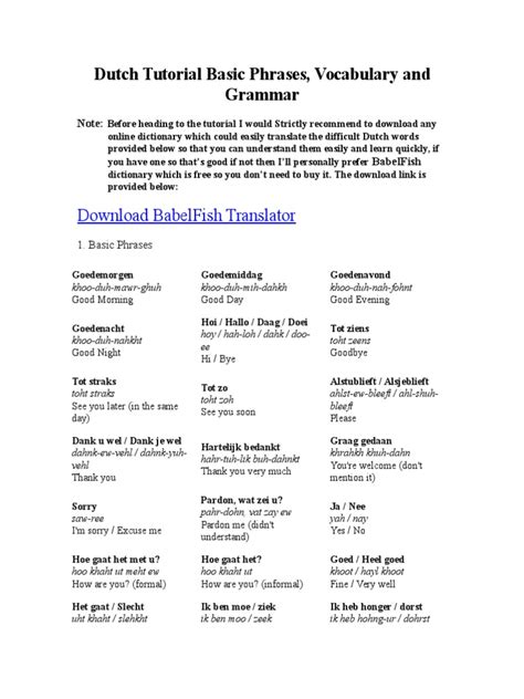Dutch Language Example 的图像结果