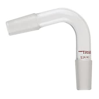 ADAMAS-BETA Glass Distillation Adapter 75 Degree Bent with 24/40 ...