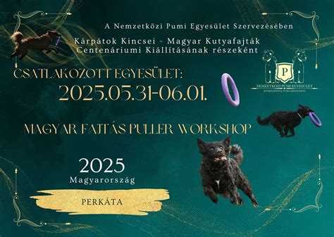 Puller szeminárium a Kárpátok Kincsei, Magyar kutyafajták centenáriumi ...