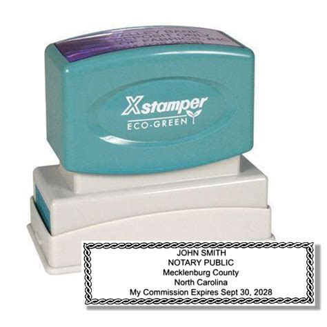 N14 North Carolina Notary Stamp – Xstamper Online