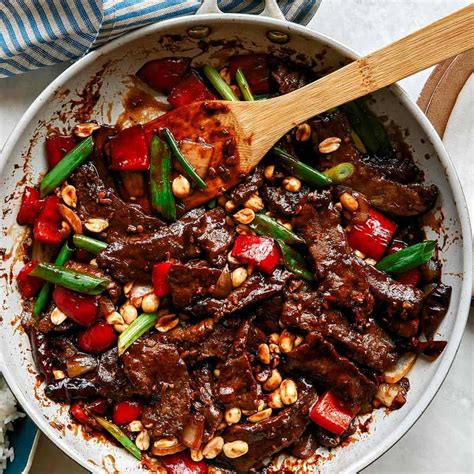 Kung Pao Beef | Recipe | Easy asian recipes, Beef recipes, Recipes