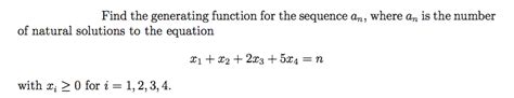 Image result for Generating Function 1 X