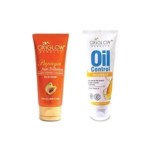 OxyGlow Herbals Papaya Face Wash 100 Gm & OxyGlow Herbals Oil Control ...