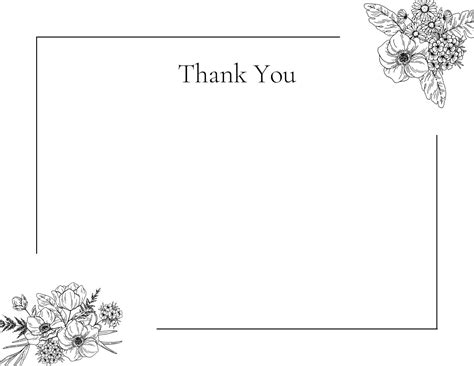 Blank Note Card Border
