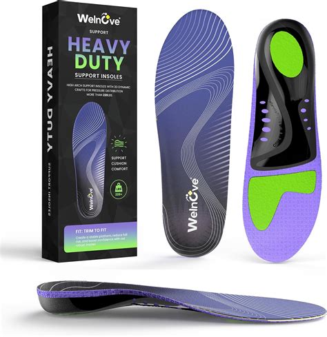 Amazon.com: Work Boot Insoles for Standing All Day - Welnove 220 LBS ...