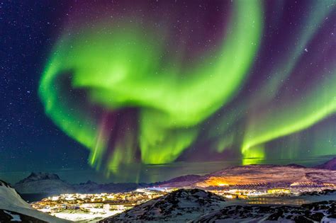 Greenland: Northern Lights collection. Nuuk, West Greenland