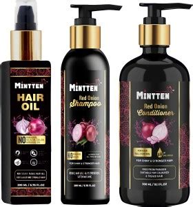 mintten RED ONION SHAMPOO 200 ML+ RED ONION CONDITIONER 300 ML+ RED ...