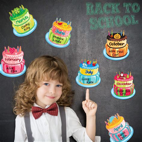 Buy 20 Pieces Happy Birthday Bulletin Board Set Birthday Wall Classroom ...