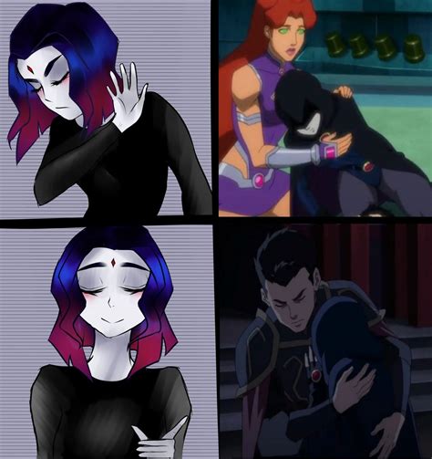 99 Robin x Raven ý tưởng | hoạt hình teen titans, teen titans, hoạt hình