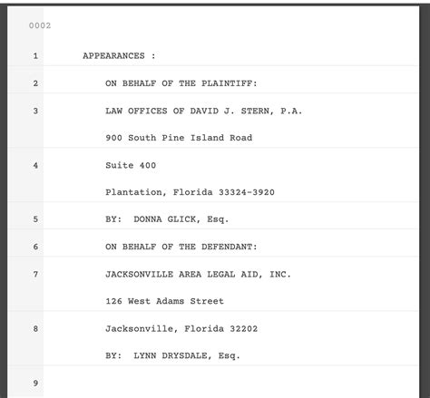 Image result for Deposition Transcript Form