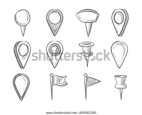 Location Pin Drawing 的图像结果