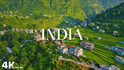 India From Above – Mountains, Rivers & Coastlines in 4K