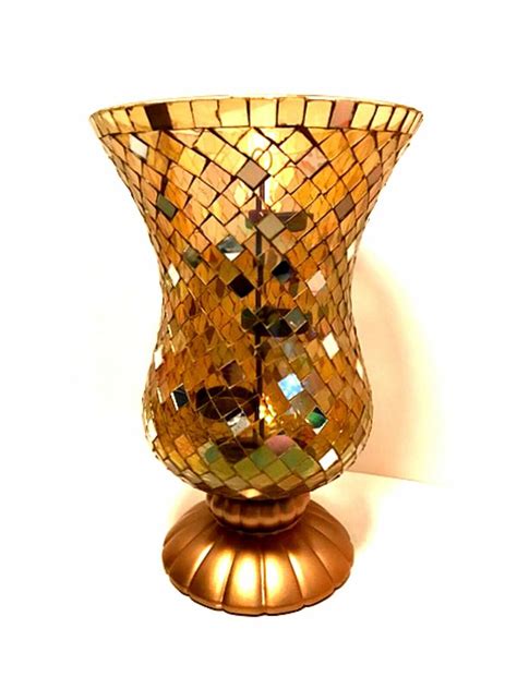 Mosaic Candle Holder Vase at Dennis Aguayo blog