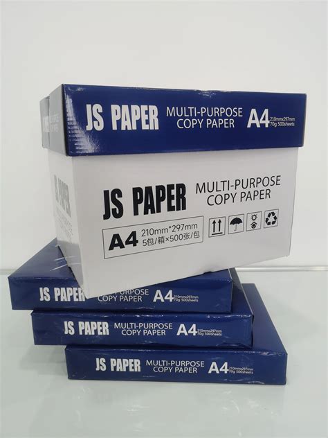 Factory A4 Size White Copy Paper 80 Gsm 500 Sheets Ream For Office ...