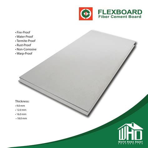 Flexboard Fiber Cement by World Home Depot