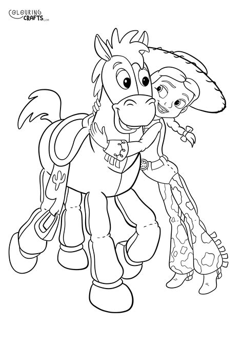 Jessie Toy Story Coloring Page Printable