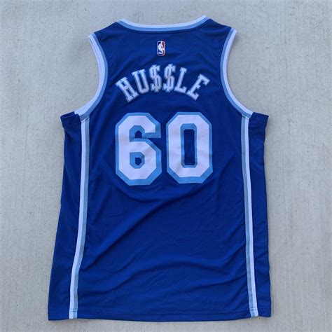 Crenshaw La lakers blue jersey. NBA authentic. Size XL - Depop