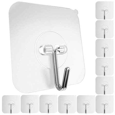 Self Adhesive Heavy Duty Wall Hooks – Luna Mart
