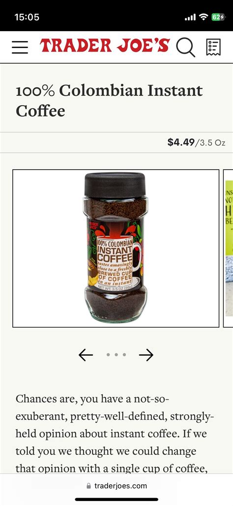 Trader Joe's Instant Colombian Coffee Discontinued at James Madrigal blog