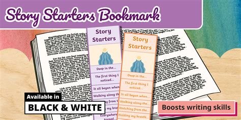 Story Starters Bookmarks