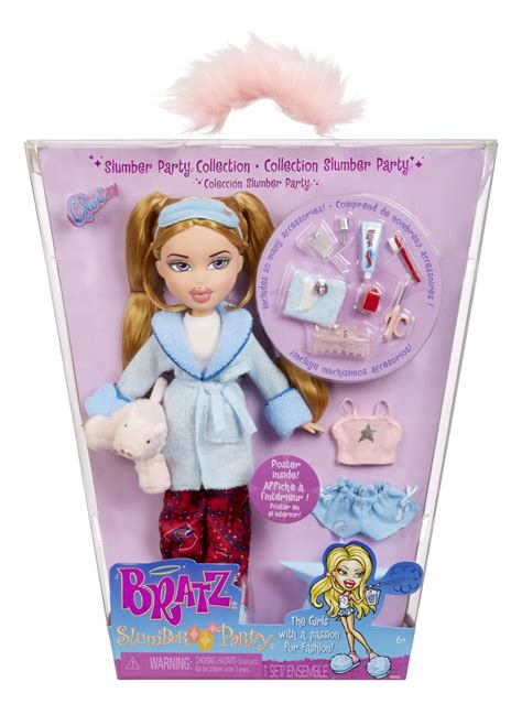 Bratz Slumber Party Cloe Fashion Doll with 2 Sets of Pajamas, Plush, and Accessories : Amazon.ca ...