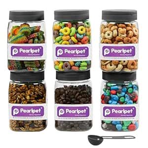 Buy PEARLPET Space Saver Container Set for Kitchen Storage Set with ...
