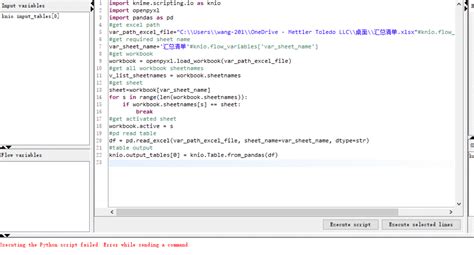 Image result for Error Installing Python Node in KNIME