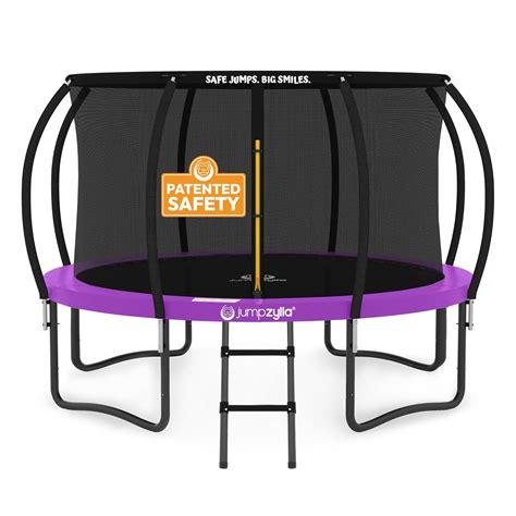 JUMPZYLLA Trampoline 8FT 10FT 12FT 14FT Trampoline with Enclosure ...