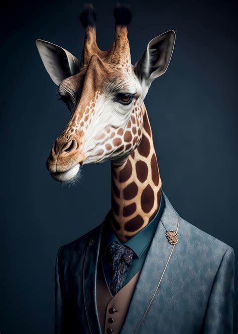Giraffe With Ties